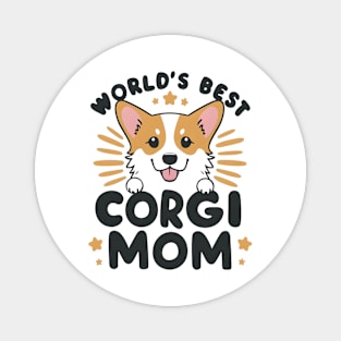 World's Best Corgi Mom Dog Owner Magnet